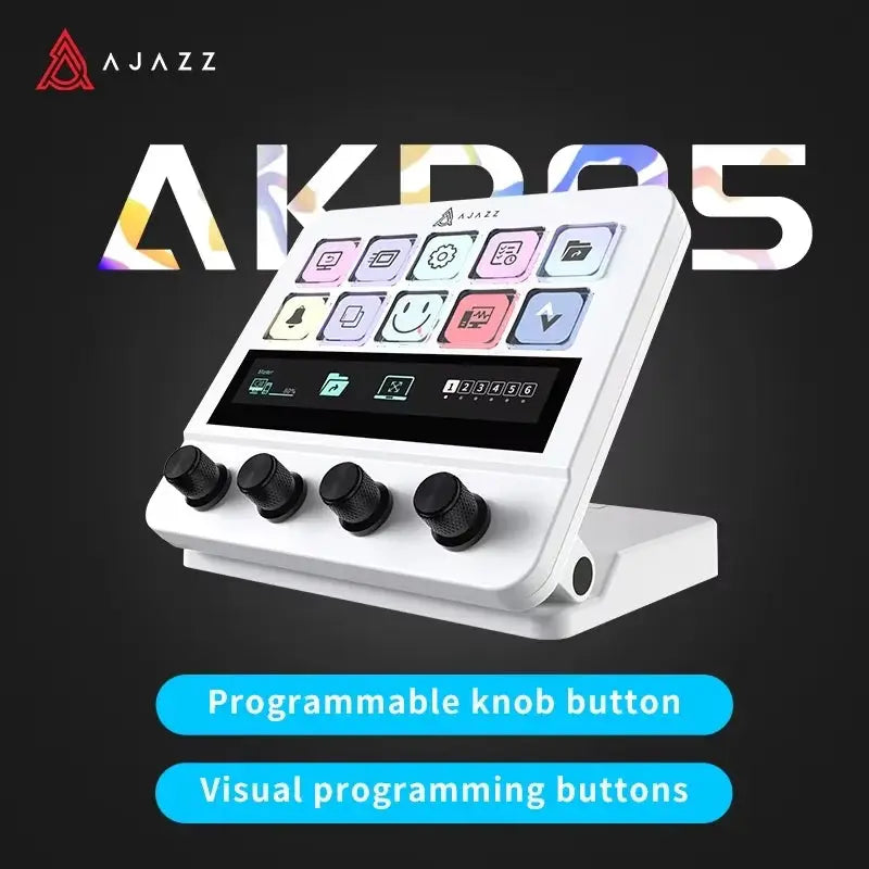 Ajazz AKP05E Desktop Mechanical Keyboard USB Mini Macro Keyboard Multimedia Multi-Function Streamdock Laptop Controller Gaming