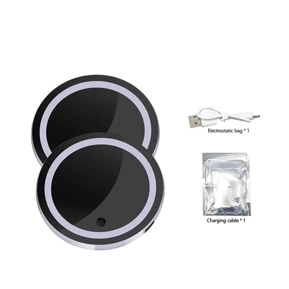 7 Color-Changing Car LED Luminous Coasters Cup Holder Lights Light up Cup Holder Insert Coasters Car Decorative Lamp Accessories